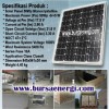 Solar Panel Monocrystalline 50Wp / 50Watt Peak