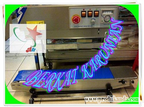 Jual MESIN CONTINIOUS SEALER UNTUK PRESS PLASTIK SECARA TERUS MENERUS