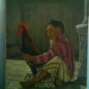 Lukisan Pak Tua dan Ayam