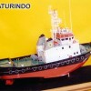 miniatur kapal tugboat
