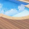 wood deck swimming pool