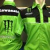 KEMEJA KAWASAKI RACING TEAM, code: KWSK-2- GREEN/ BLACK, NEW ARRIVAL ! ! !