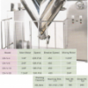 V-Type Mixer Stainless Stell