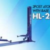 TWO POST LIFT WITH BASE FRAME HESHBON HL 25A / 25H