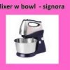 mixer w bowl
