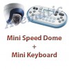Indoor Speed Dome Zoom 3x with Infra Red + Mini Keyboard Controller