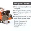 ASPHALT & CONCRETE CUTTER ( Floor Saw) merk HUSQVARNA FS 400 LV