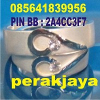 cincin couple perak EL.05 dua hati menyatu