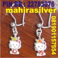 anting perak anak hello kitty AN.107