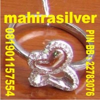 cincin perak exlusive CEKS.17 cantik menarik