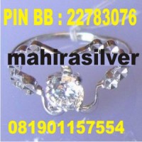cincin perak exlusive CEKS.12 cantik & trendy
