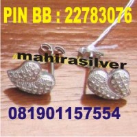 anting perak love cantik ATMD.138