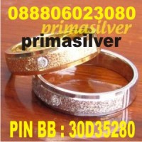 Cincin Kawin Perak Elegan PREM.10 SEHARI JADI