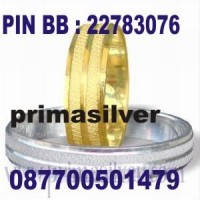 Cincin Kawin Perak Elegan PREM.07 SEHARI JADI