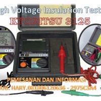 High Voltage Insulation Tester Kyoritsu 3123 . Hary 021-71601997 , 081806120636
