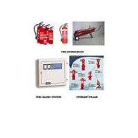 Fire extinguiser and alarm system