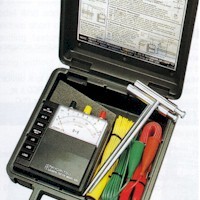 Kyoritsu 4102A.4102A-H Analog Earth Grounding Tester Murah Call 021-51176450