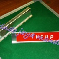 NPH, Name Plate Holder, Nama Teller Bank, Nama Meja Alumunium, Teempat Nama Alumunium