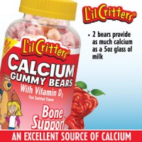 L' il Critters Calcium Gummy Bears™ With Vitamin D Builds a Strong & Healthy Body, Calcium