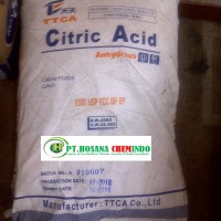 Citric Acid Anhydrouse - Shandong, TTCA-China ( HALAL MUI)