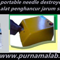 Portable Needle Destroyer - Portable Needle Crusher - Alat Penghancur Jarum suntik