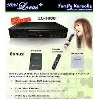 DVD PLAYER KARAOKE LOCUS LC-1000, SIMPAN LAGU 30.000 LEBIH, BISA MEMBACA CD/ VCD/ DVD/ MP3 