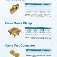 CABLE CLAMP & CABLE SUPPORT