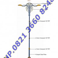 Tiang Lampu RLJA Seri 01 Ornament FRP