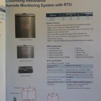 GROUNDING RESISTANCE REMOTE MONITORING SYSTEM WITH RTU