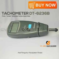 Photo/Contact Tachometer Surface Speed Meter DT6236B