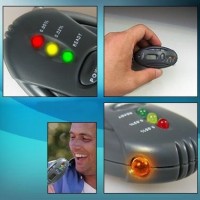 5 in 1 Digital Alcohol Breath Tester & timer with Flashlight 