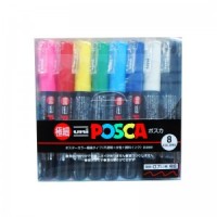 Spidol Posca Pen Extra Fine 8 Colours / Set