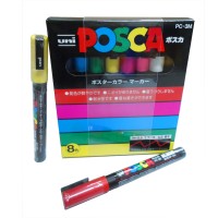 Spidol Posca Pen Fine 8 Colours / Set