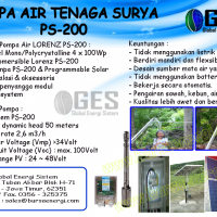 Pompa Air Tenaga Surya PS-200