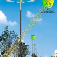 Tiang Lampu PJU Logo Kabupaten Palangkaraya