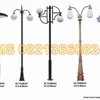 Tiang Lampu Dinas Pertamanan & Kebersihan