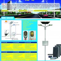 PJU Double Armature High Power LED Type CT PJU 2x20W, Distributor Solar Cell Lampu Jalan Umum (PJU)