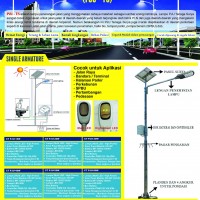 Distributor Solar Cell Lampu Jalan Umum (PJU), Gudang Lampu PJU LED Murah, PJU Single Armature High 