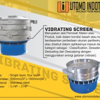 VIBRO SCREEN DAN RESCREENING VIBRO