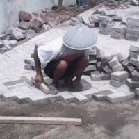 Pemasangan Konblock / Paving Block Bongkar Pasang Paving Block Amblas, Rusak, Ganti Baru, Ganti Pola