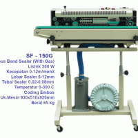 Mesin Continuous Sealer blower, mesin sealer plastik pakai angin blower, Mesin sealer roti