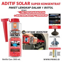 Complete Fuel Treatment / Fuel System Cleaner / Aditif Solar Cetane Booster PRIMO NITRO DIESEL 300mL