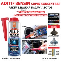 Aditif Bensin Octane Booster Gasoline Treatment PRIMO NITRO RACE 300 ml