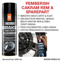 Pembersih Cakram Rem & Spare Part PRIMO BRAKE & PARTS CLEANER 500ml