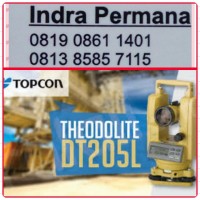 jual theodolite topcon dt 205l laser call 081385857115