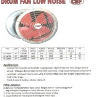 drum fan low noise
