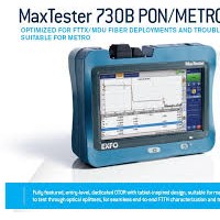 Handheld OTDR Exfo maxTester 730B dynamic range (39/37/37 dB)