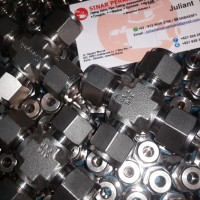 JUAL union CROSS SWAGELOK , PARKER , CAJON , GYROLOK , HY-LOK , FD-LOK , DK-LOK ETC 