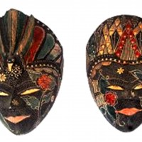 Topeng Batik Kayu
