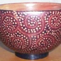 Mangkok Batik Kayu